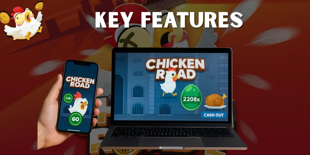 Belangrijkste kenmerken van Chicken Road